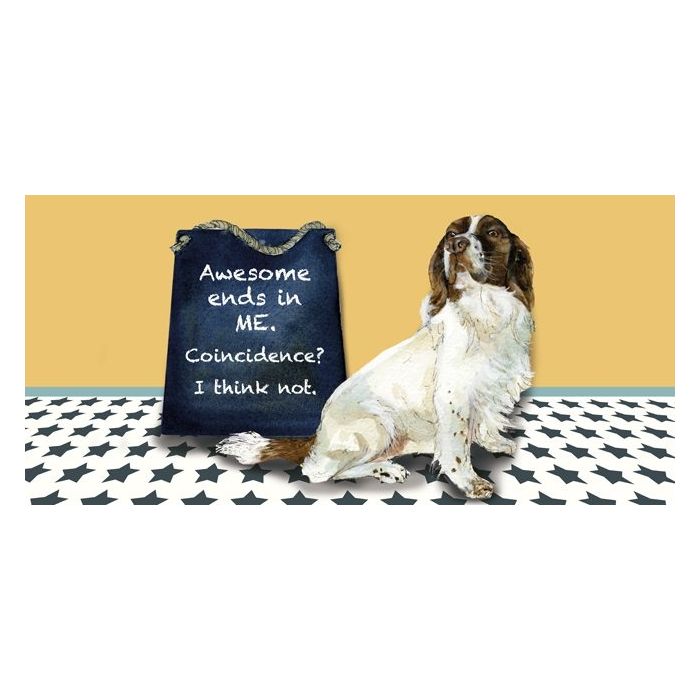 The Little Dog - Awesome is Me Greeting Card