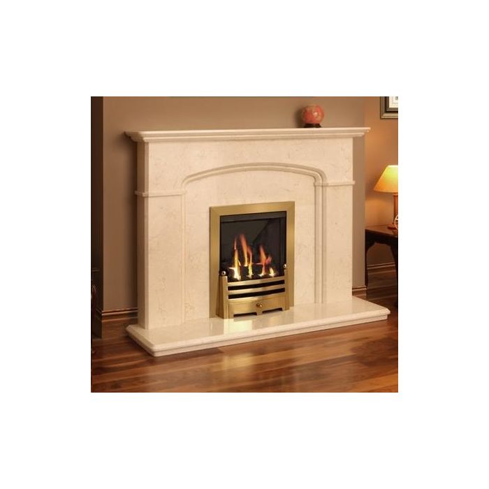 Cambridge Fireplace in Egyptian Creme Marble