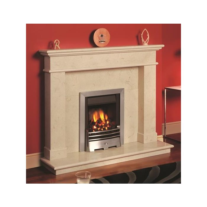 Balmoral Fireplace in Egyptian Creme Marble