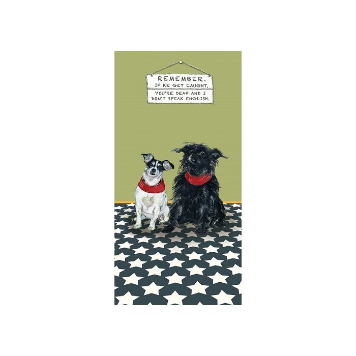 The Little Dog - Caught Greeting Card