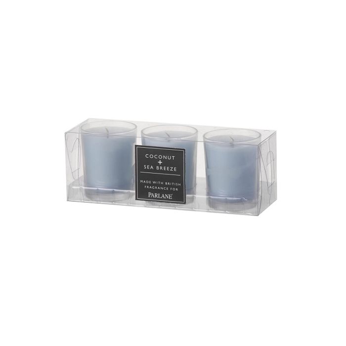 Coconut & Seabreeze Candles - Set of 3