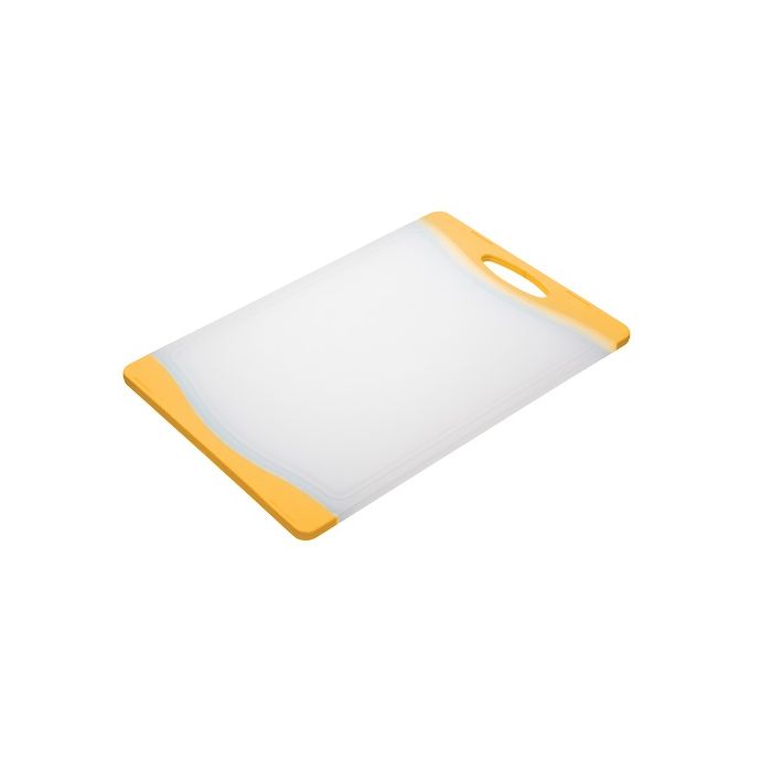 Yellow Rimmed Chopping Board - Poultry