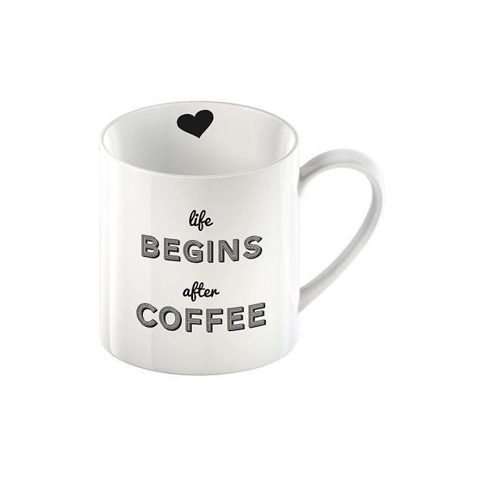 Life begins after coffee mug