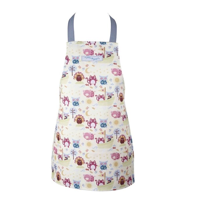 Cotton Child's Cooking Apron - Owl and The Pussycat