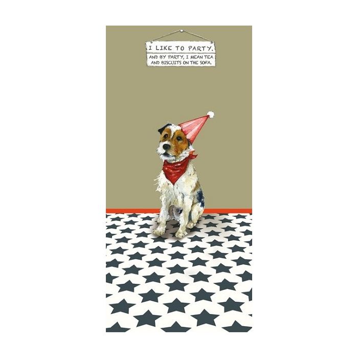 The Little Dog - Party Animal Greeting Card