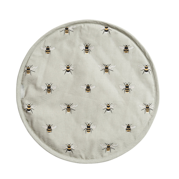 Bees Circular Hob Cover by Sophie Allport.
