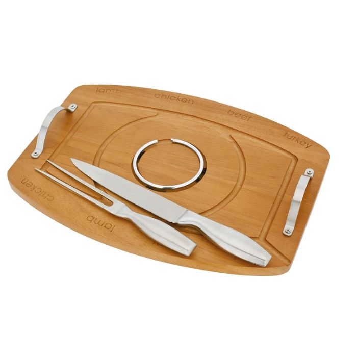 Wooden Meat Carving Board Tray