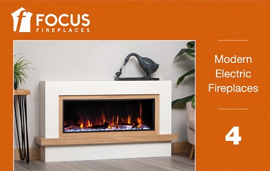 Focus Modern Electric Fireplace brochure
